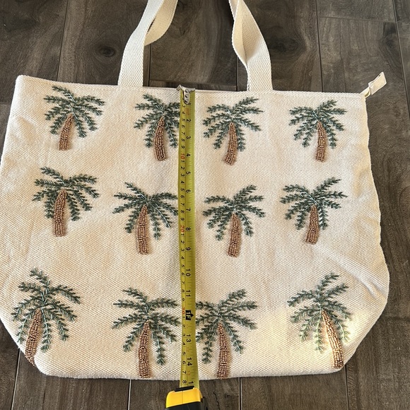 Canvas Tote Bag with Beading - Picture 7 of 13